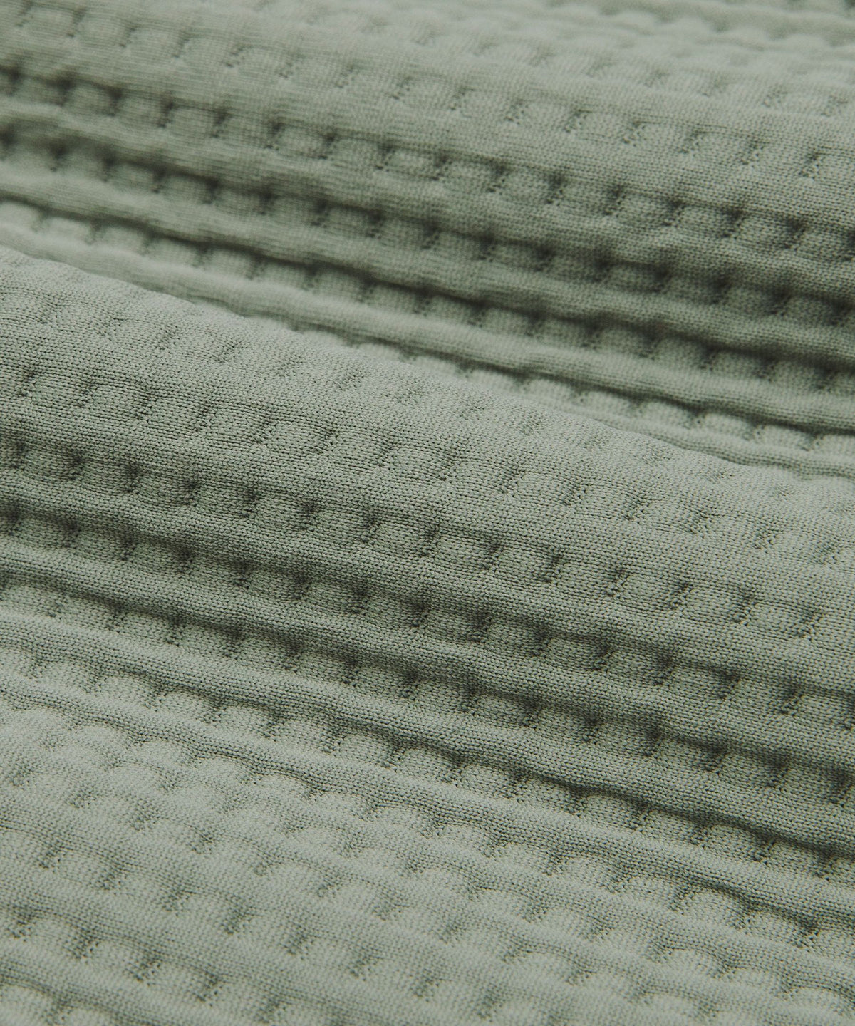 Waffle-Knit Half Zip
