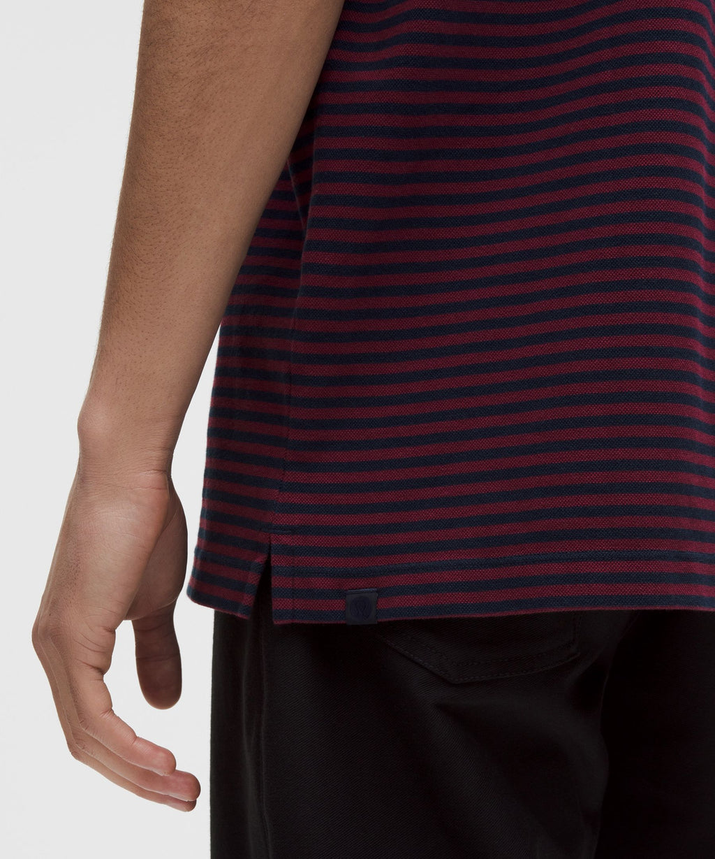 Cotton-Blend Pique Short-Sleeve Polo Shirt