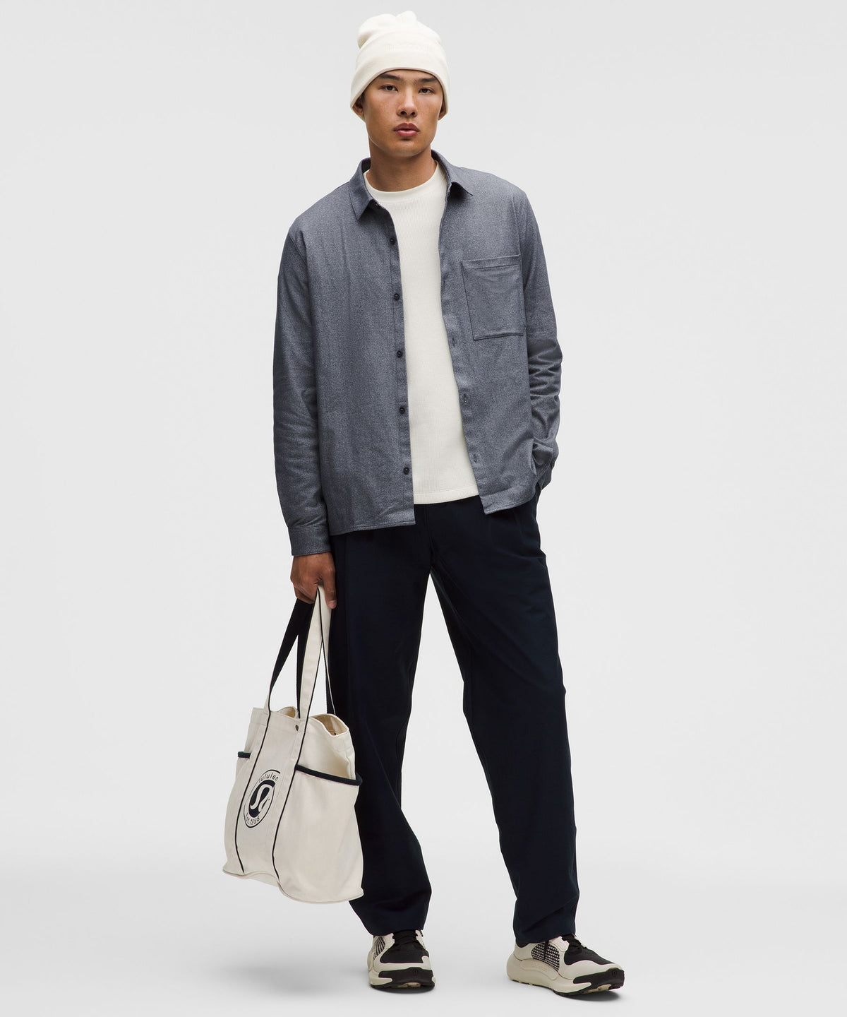 Brushed Woven Overshirt