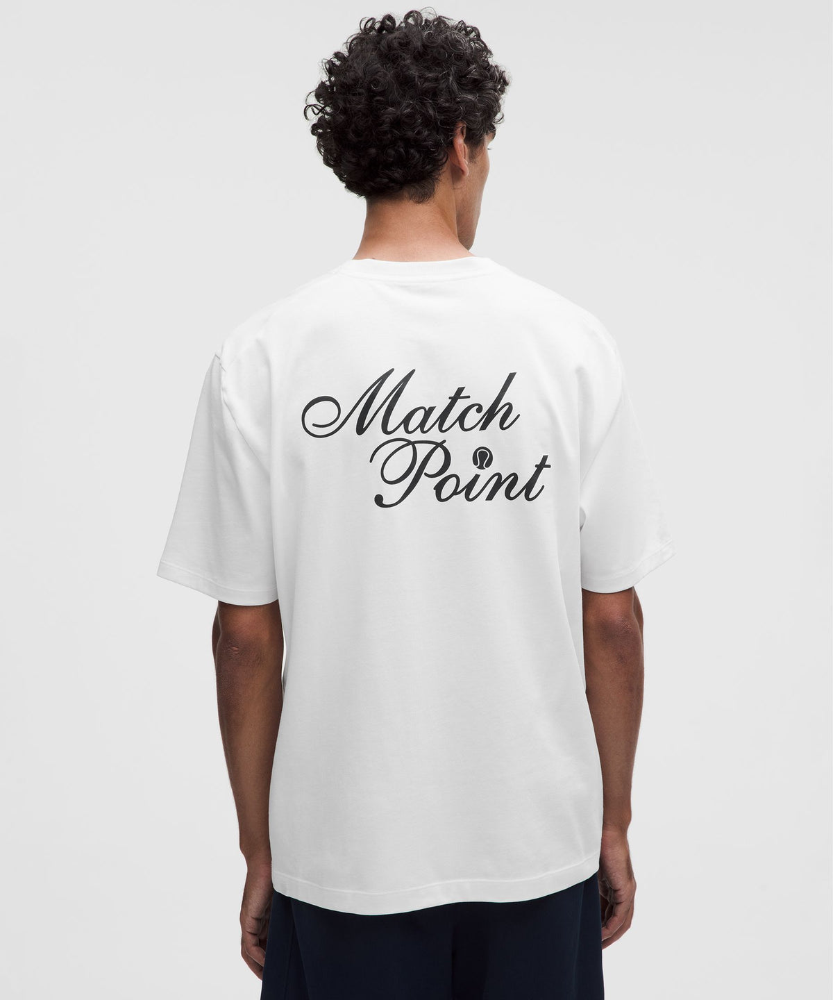 Heavyweight Cotton Jersey T-ShirtTennis Graphic