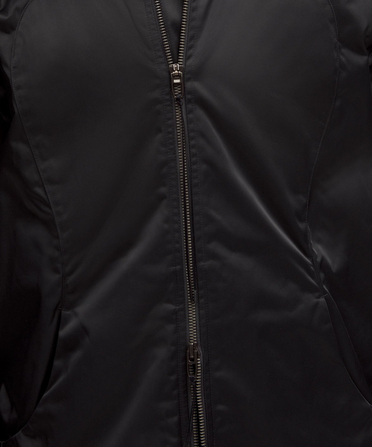 Taffeta Removable-Hood Collared JacketSLNSH Collection