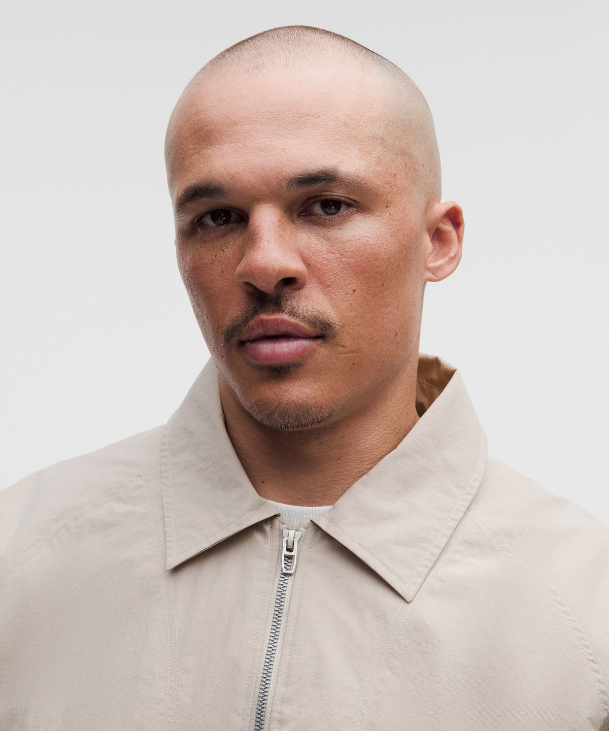 Cotton-Blend Collared Jacket