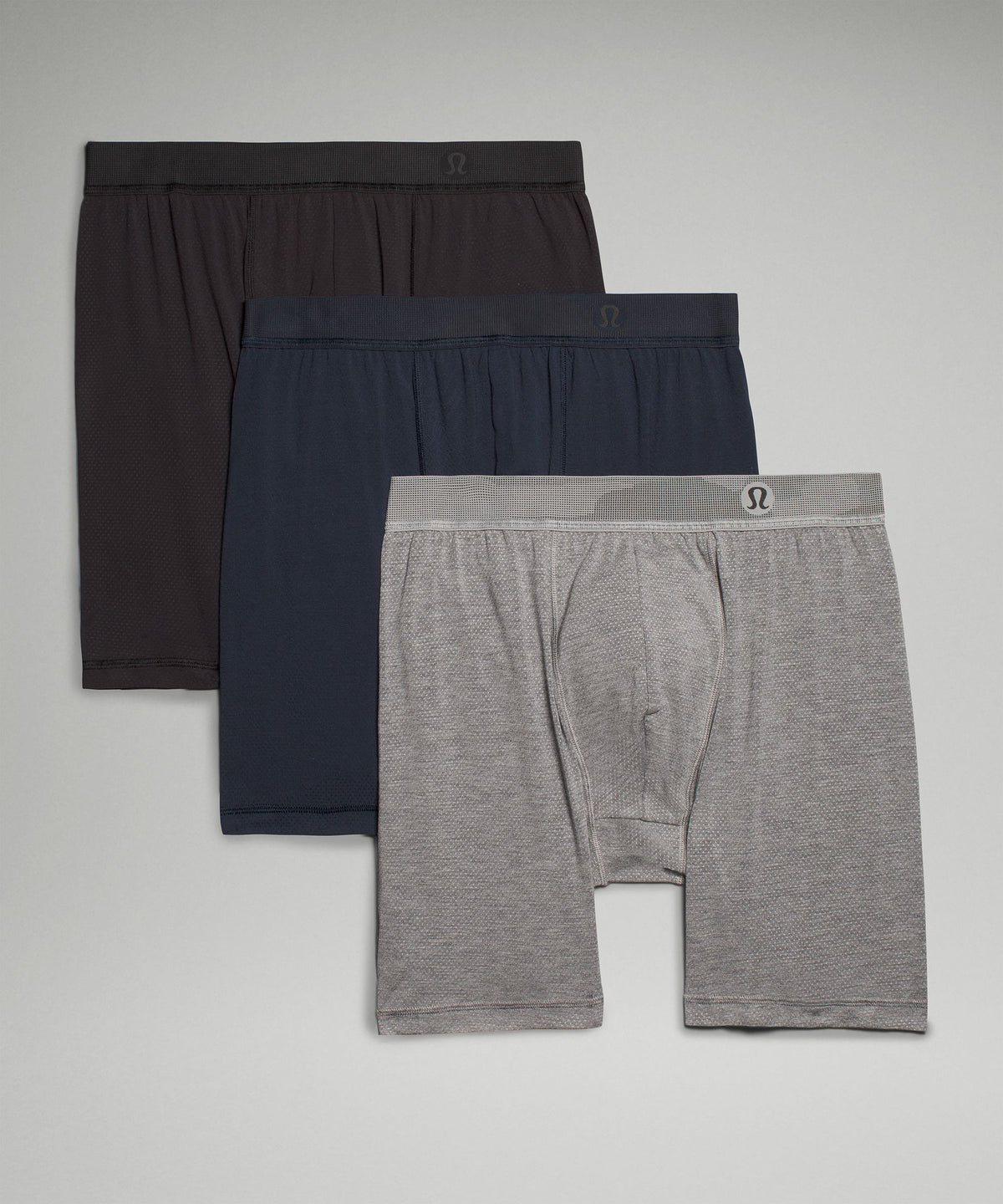 Always In Motion Long Mesh Boxer 7"3 Pack