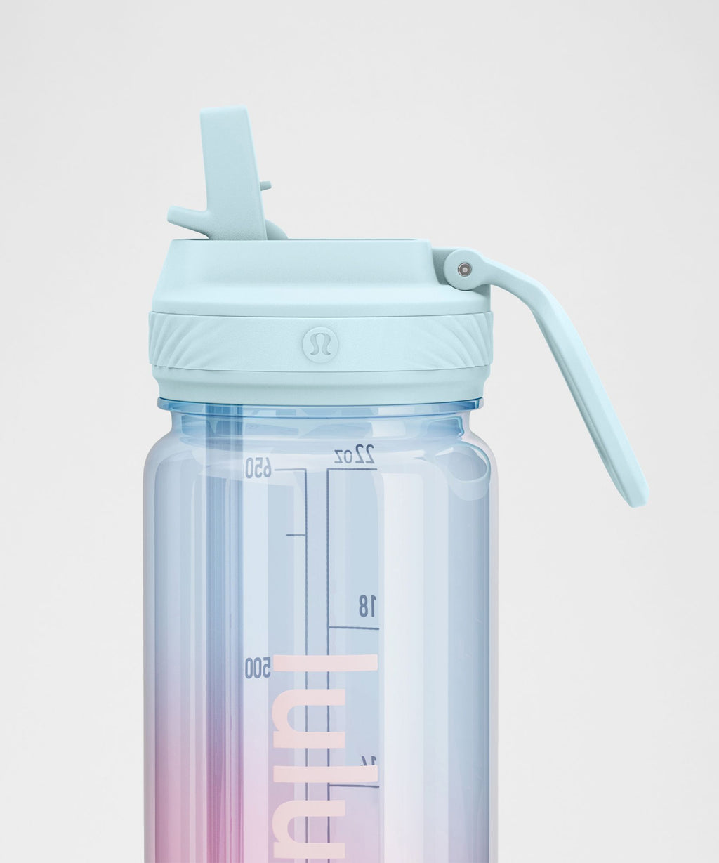 Back to Life Clear Bottle 24ozStraw Lid