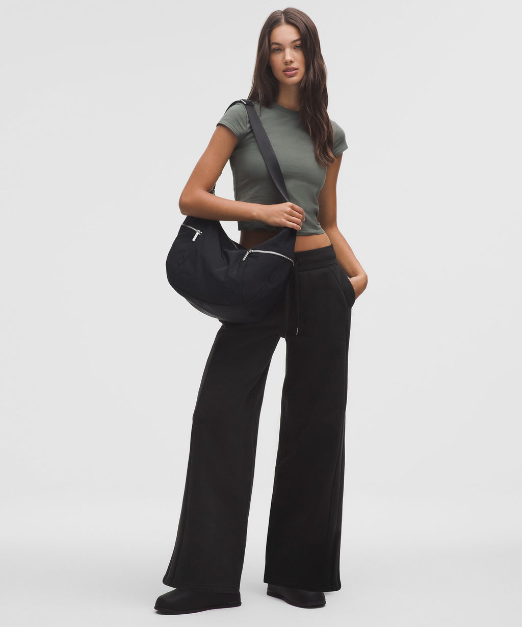 Large Slouchy Sling Bag 13LMetal Hardware