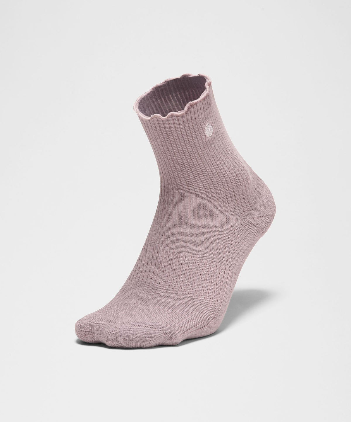 Unisex Lettuce Edge Quarter Socks