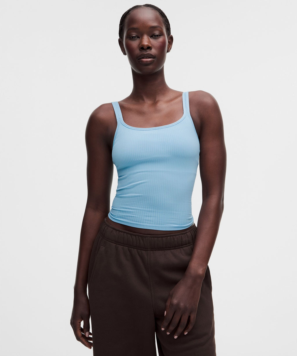 Ebb to Street Scoop-Neck Cropped Tank TopLight Support, B/C Cup
