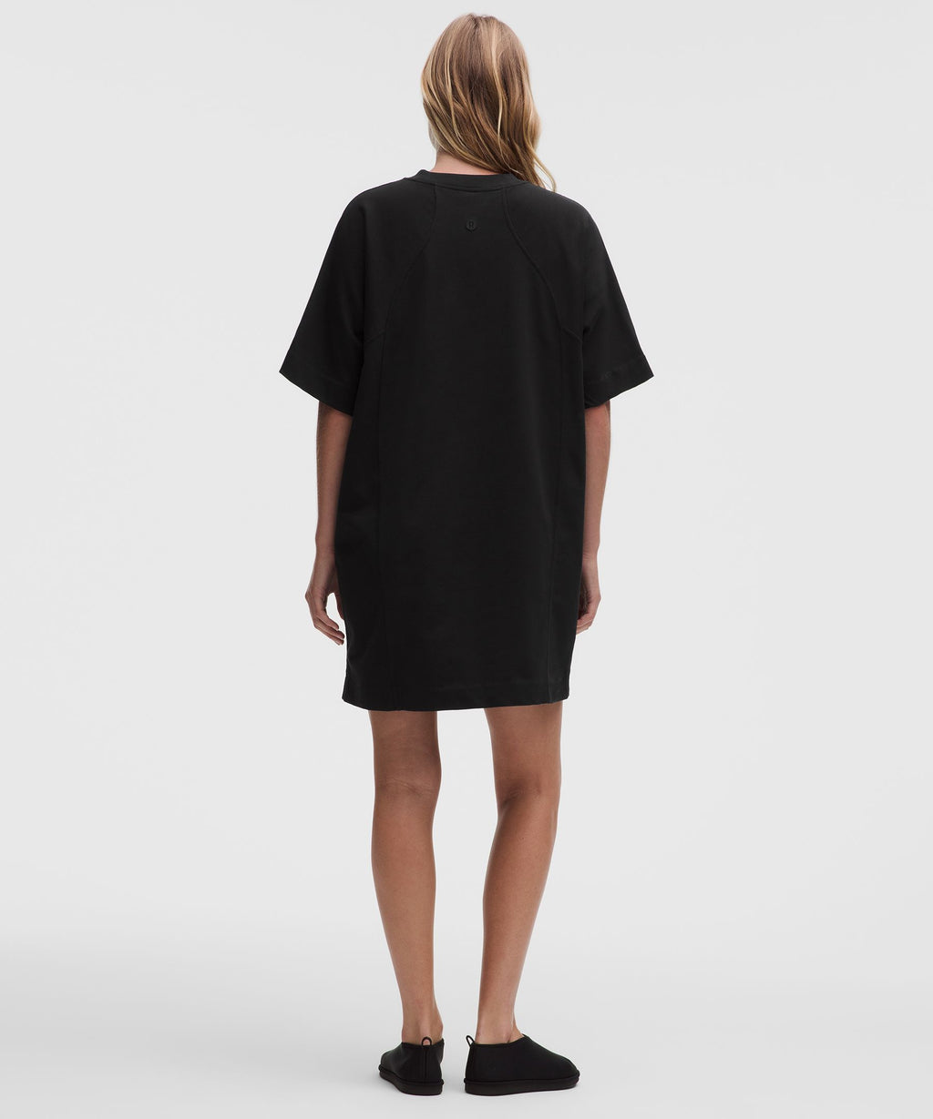 Scuba Cotton Jersey T-Shirt Dress
