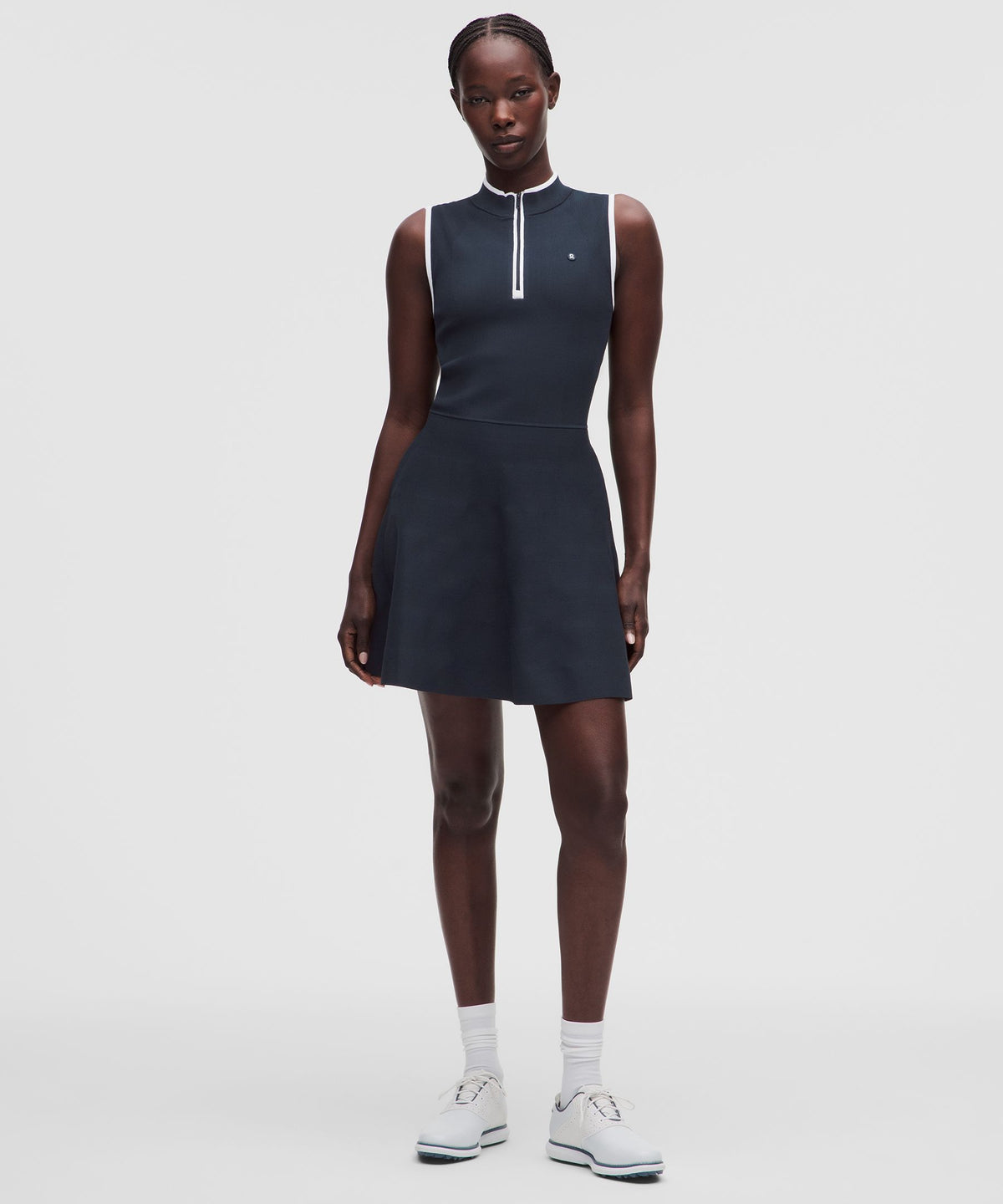 Knit Sleeveless Golf Dress