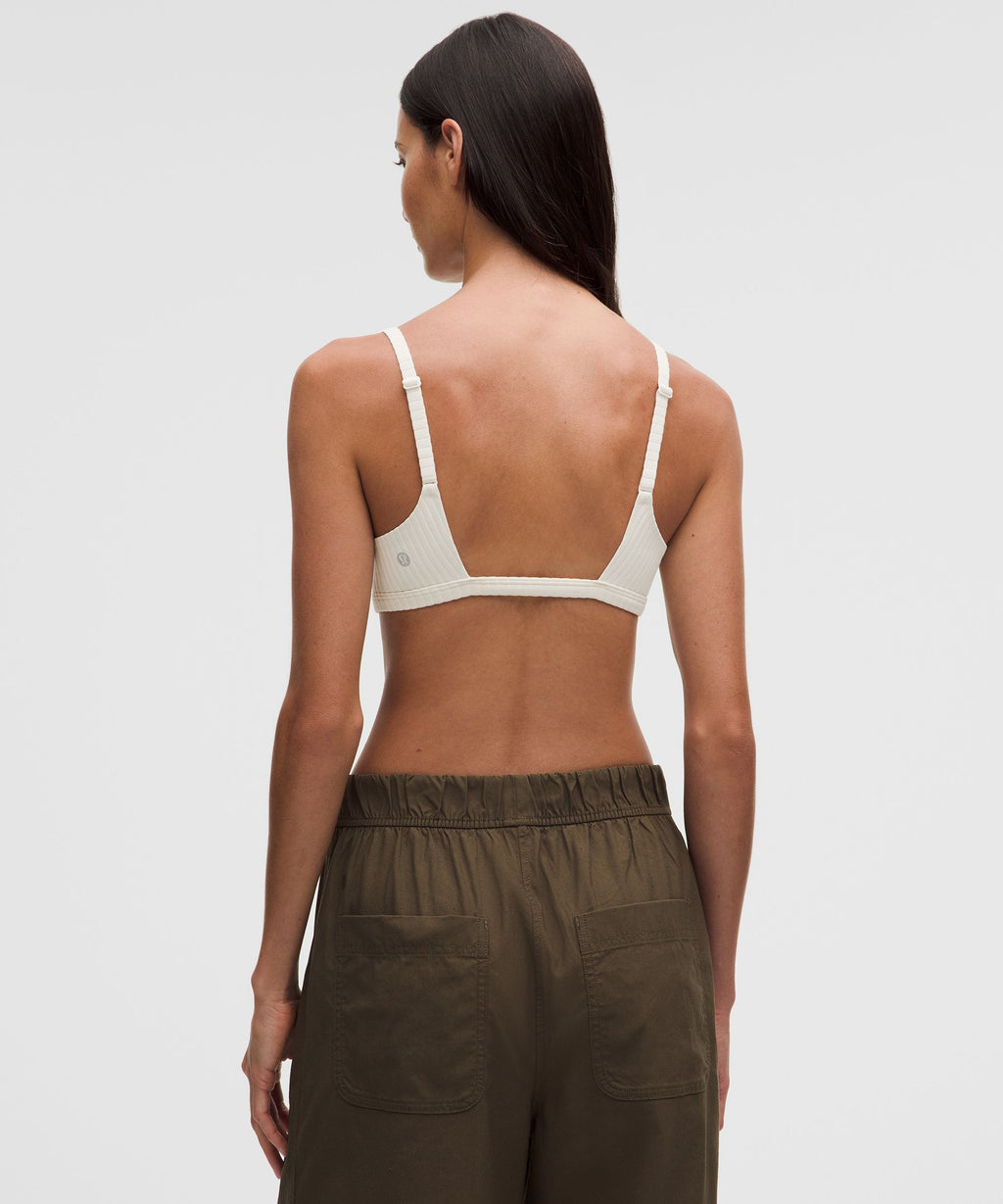 Ribbed Cami-Strap BraLight Support, B/C Cup
