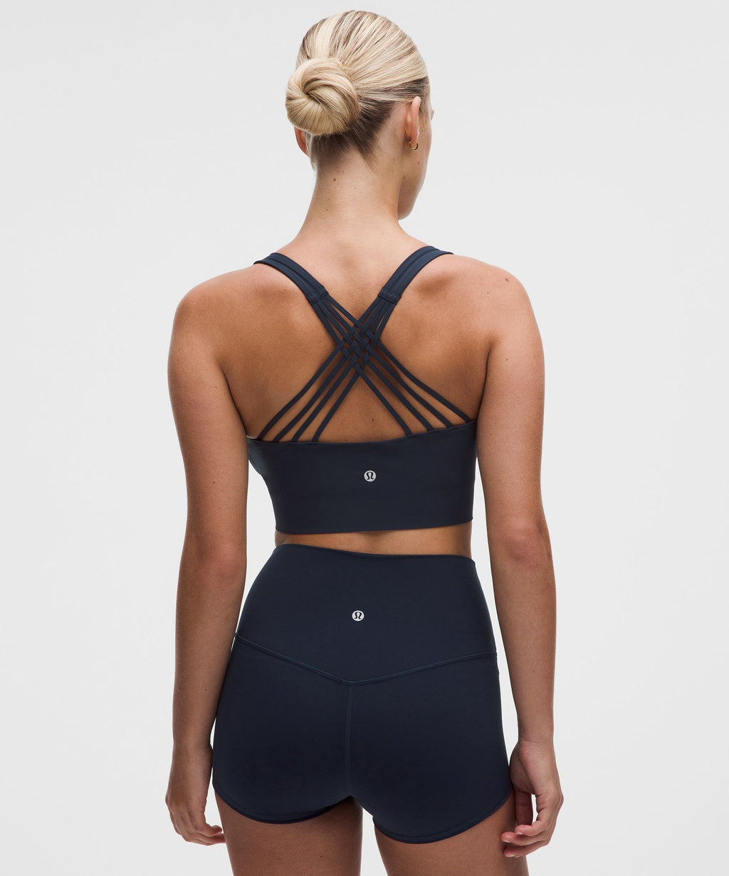FlexyFlex Strappy Longline Yoga BraLight Support, D–DDD Cups