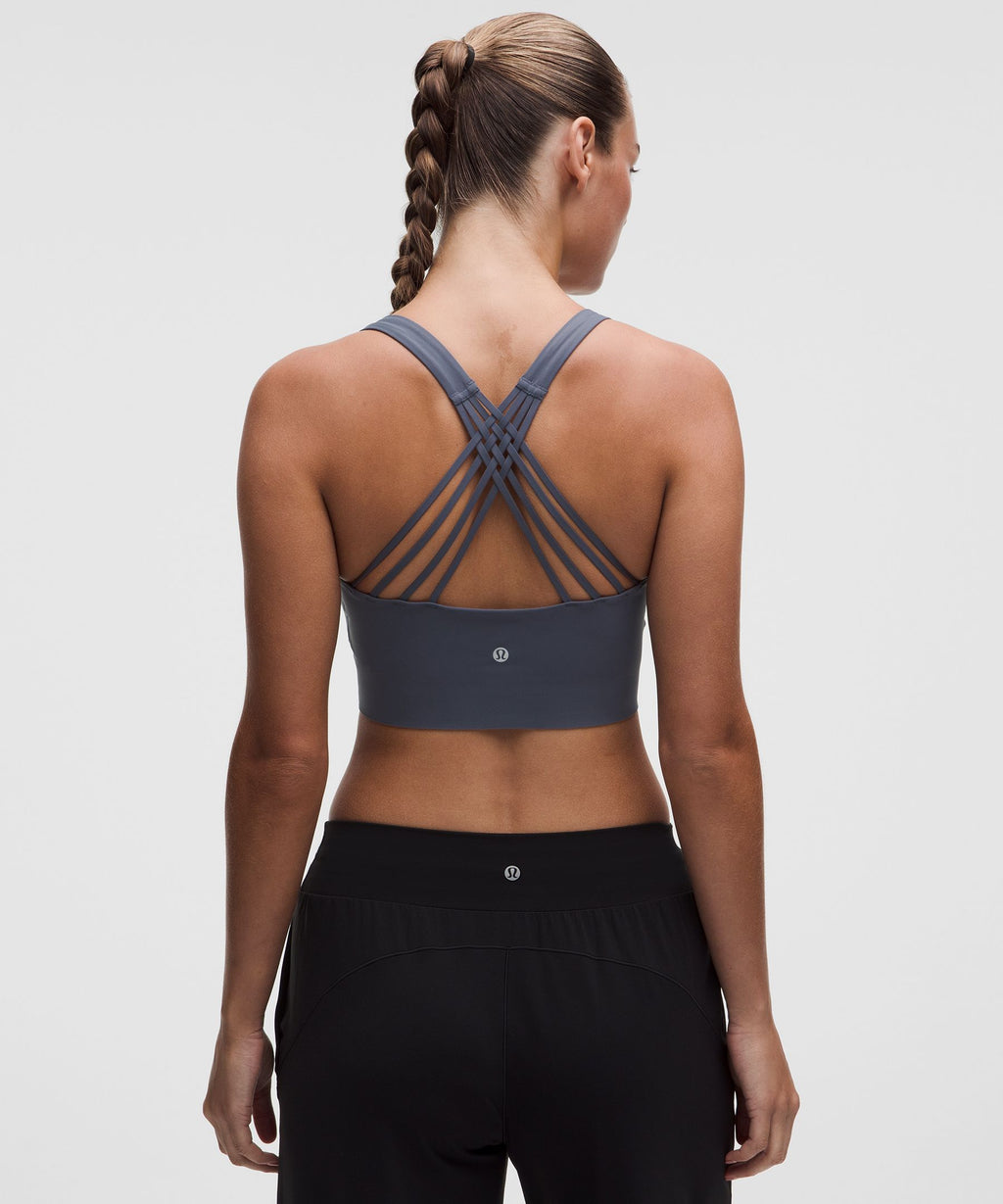 FlexyFlex Strappy Longline Yoga BraLight Support, D–DDD Cups