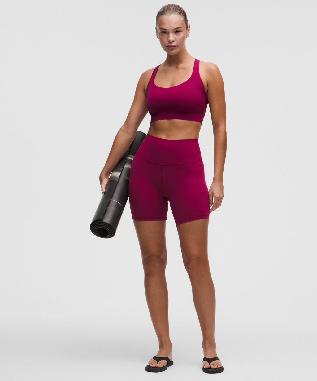 FlexyFlex Strappy Longline Yoga BraLight Support, D–DDD Cups