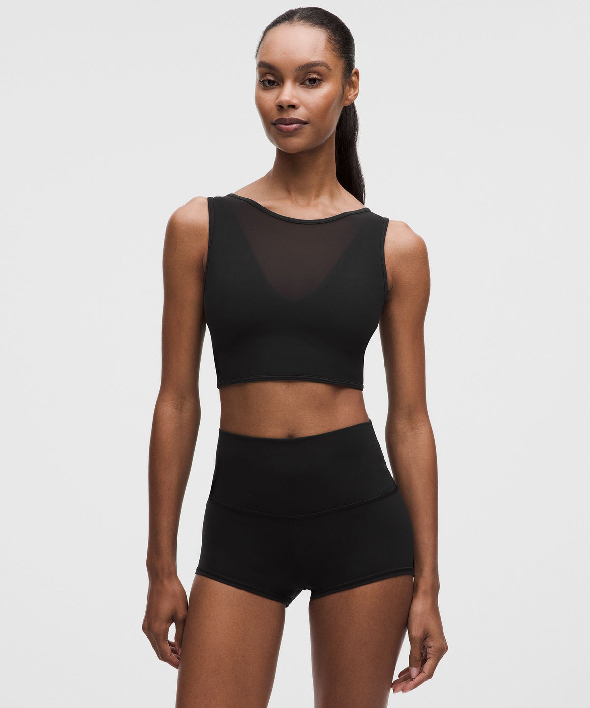 Bend This Mesh Bandeau and V-Neck BraLight Support, A–C Cups