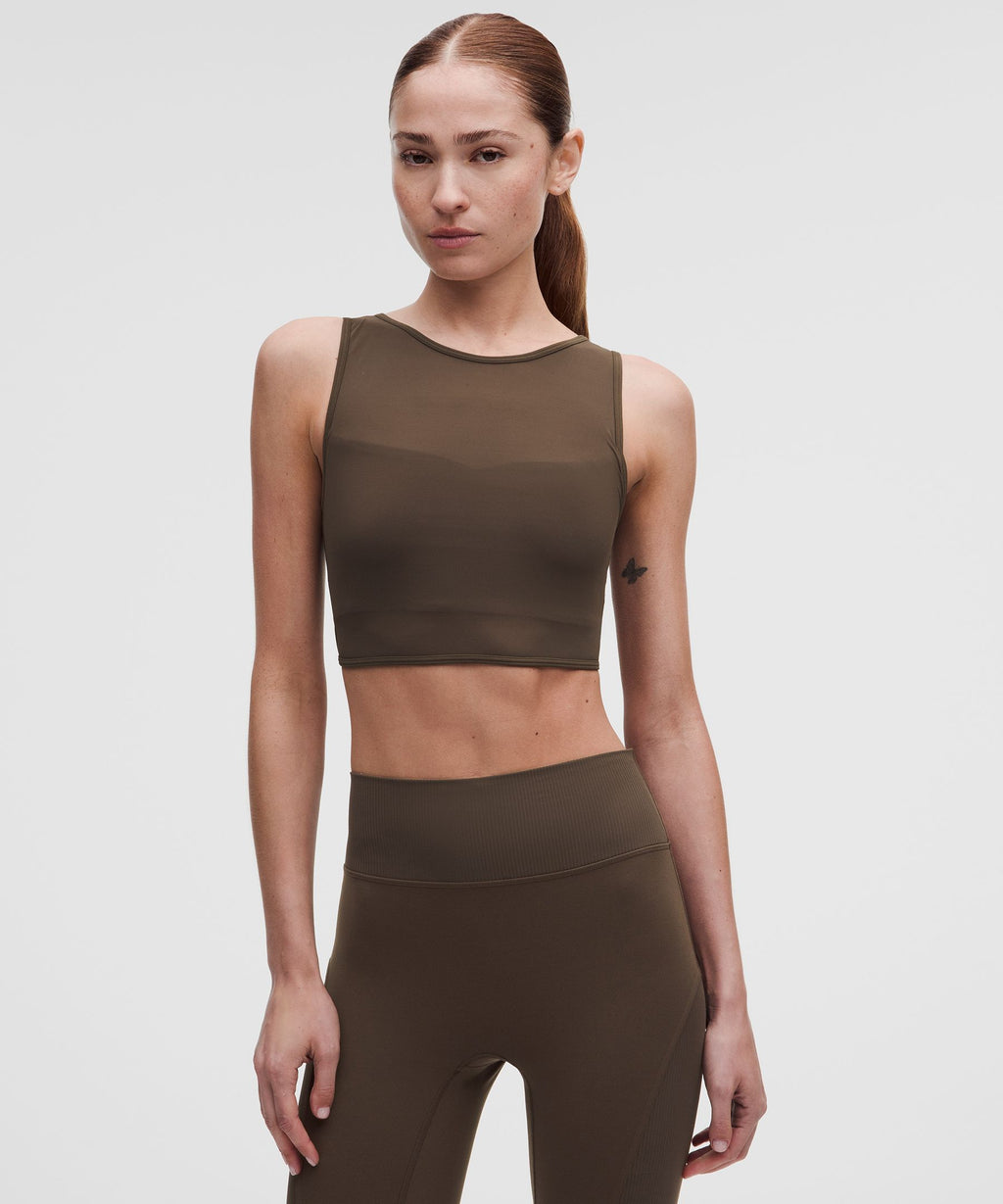 Bend This Mesh Bandeau and V-Neck BraLight Support, A–C Cups