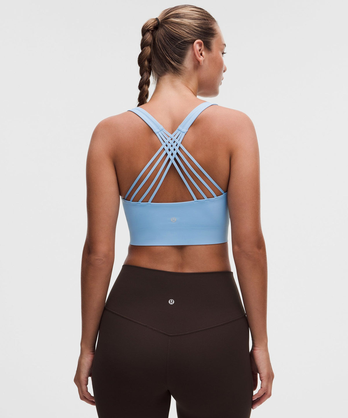 FlexyFlex Strappy Longline Yoga BraLight Support, D–DDD Cups