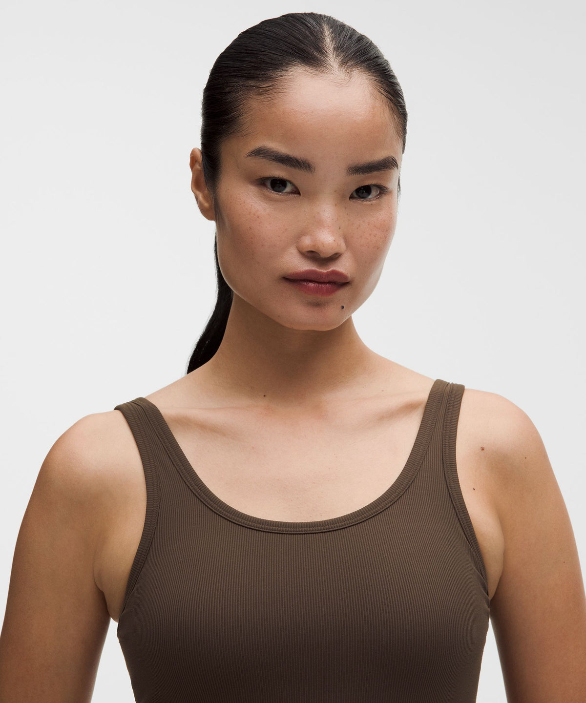 Nulu Ribbed Scoop-Neck BraLight Support, B/C Cup
