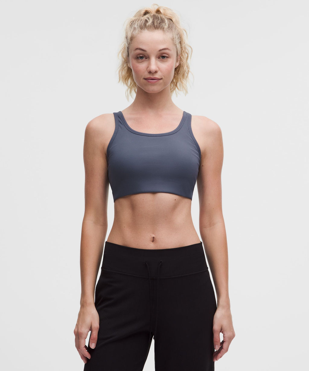 Nulu Ribbed Scoop-Neck BraLight Support, B/C Cup