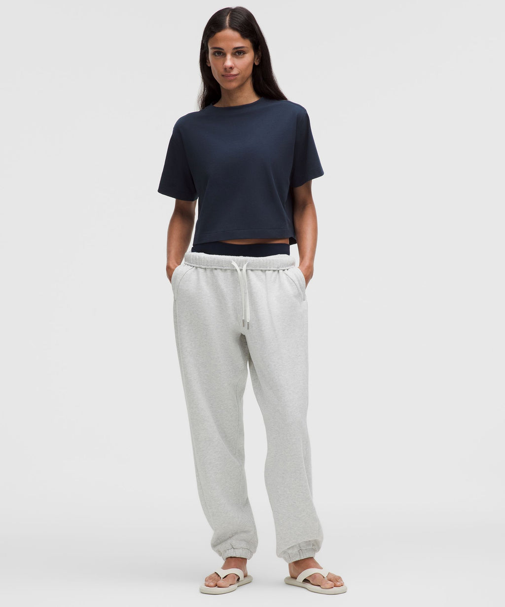 All Yours Organic Cotton-Blend Cropped T-Shirt