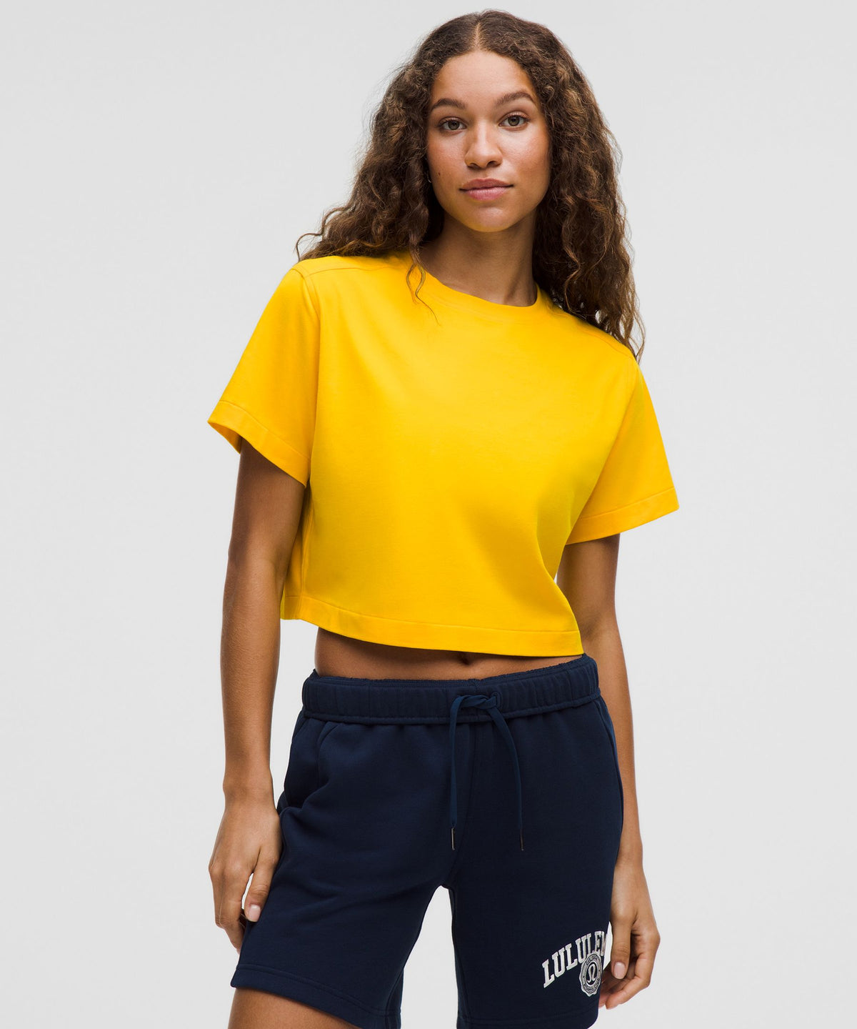 All Yours Organic Cotton-Blend Cropped T-Shirt