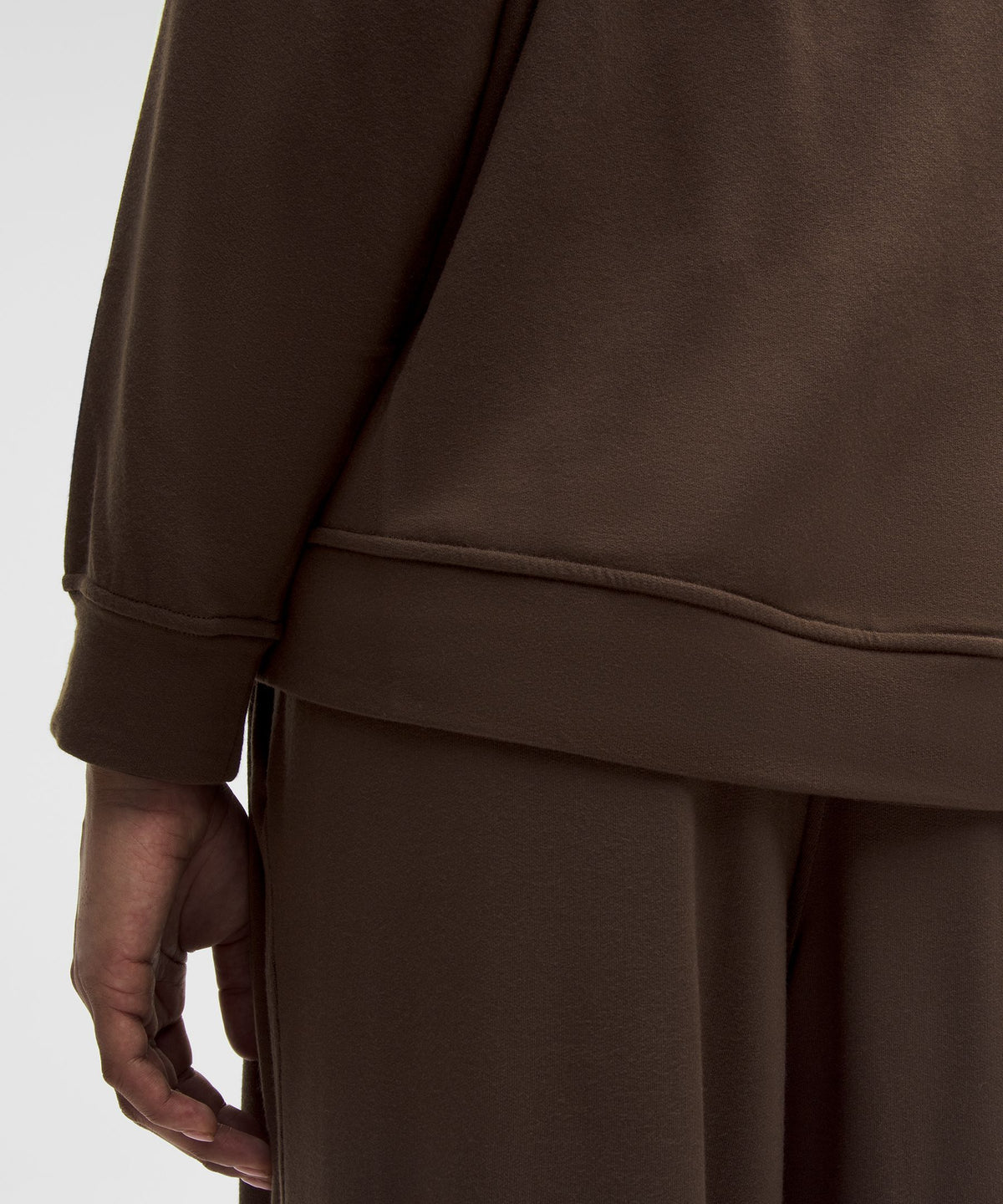 BeCalm Oversized Boatneck Long-Sleeve Shirt