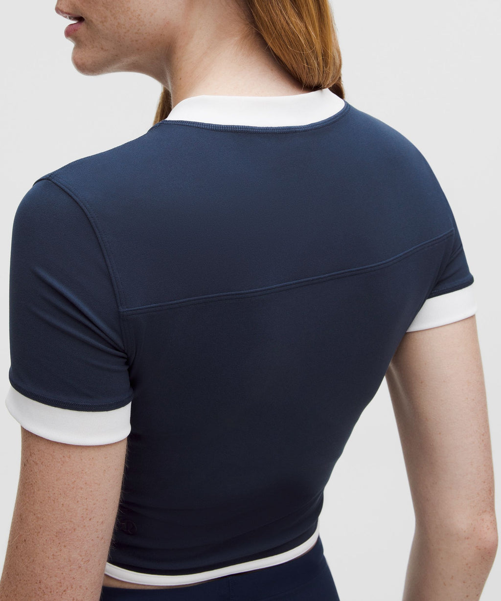 Nulu Sporty Trim Short-Sleeve Shirt