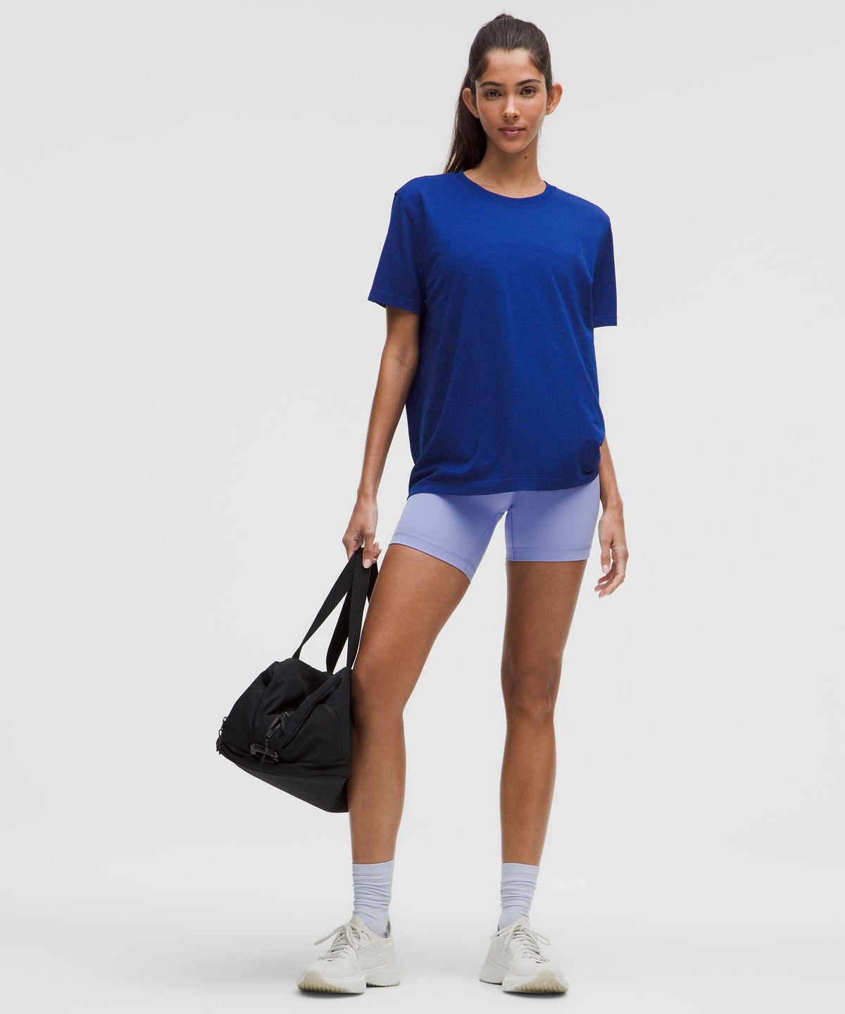 Swiftly Relaxed Short-Sleeve ShirtHip Length