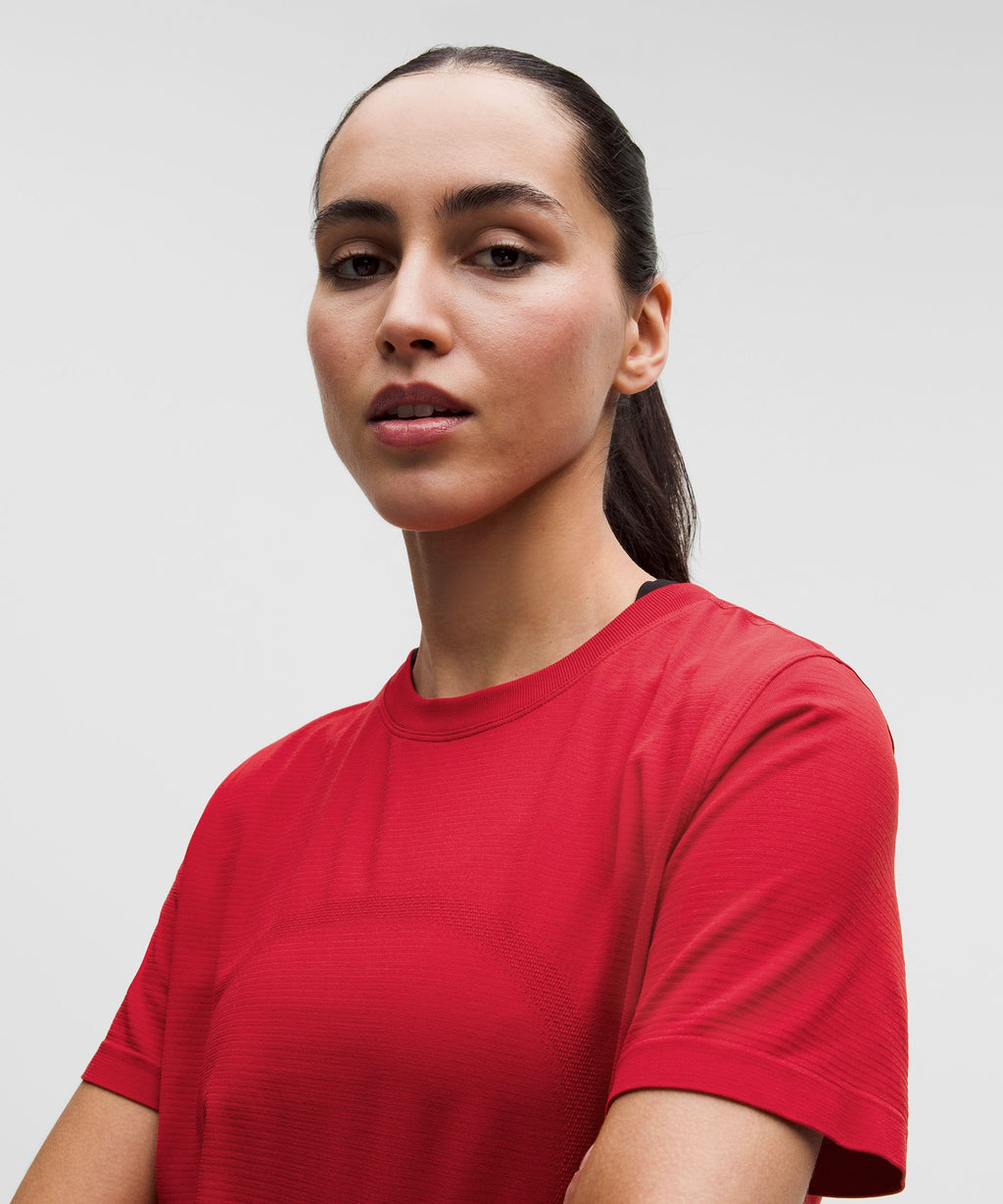 Swiftly Relaxed Short-Sleeve ShirtHip Length