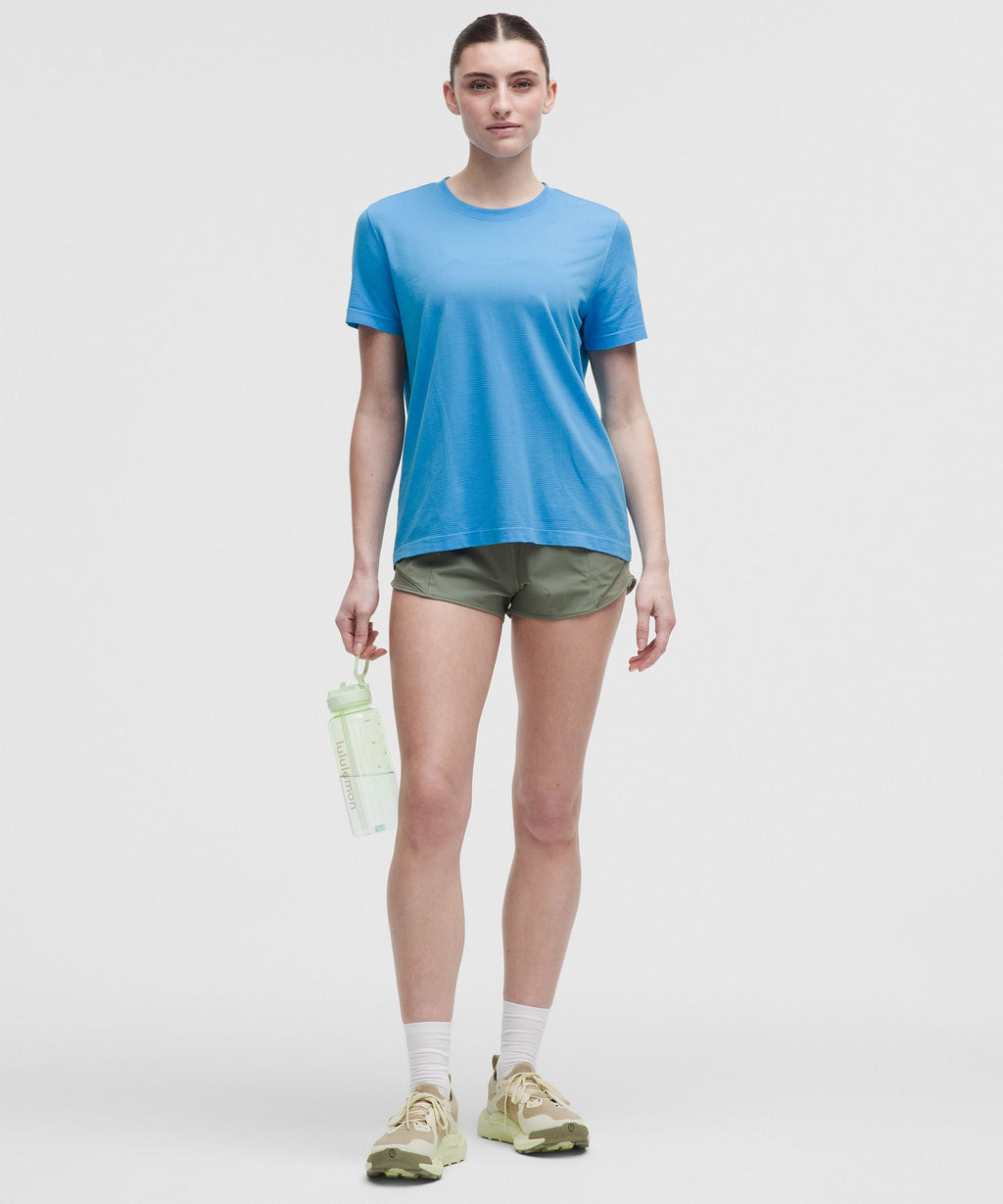 Swiftly Relaxed Short-Sleeve ShirtHip Length
