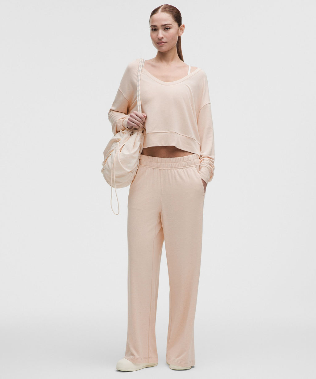 BeCalm Scoop-Neck Pullover