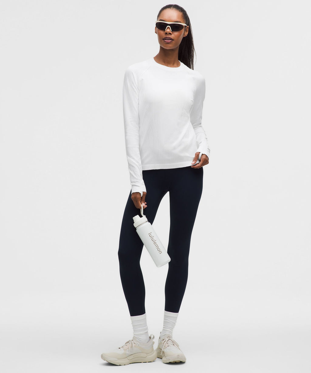Rest Less Variegated Ribbed Pullover