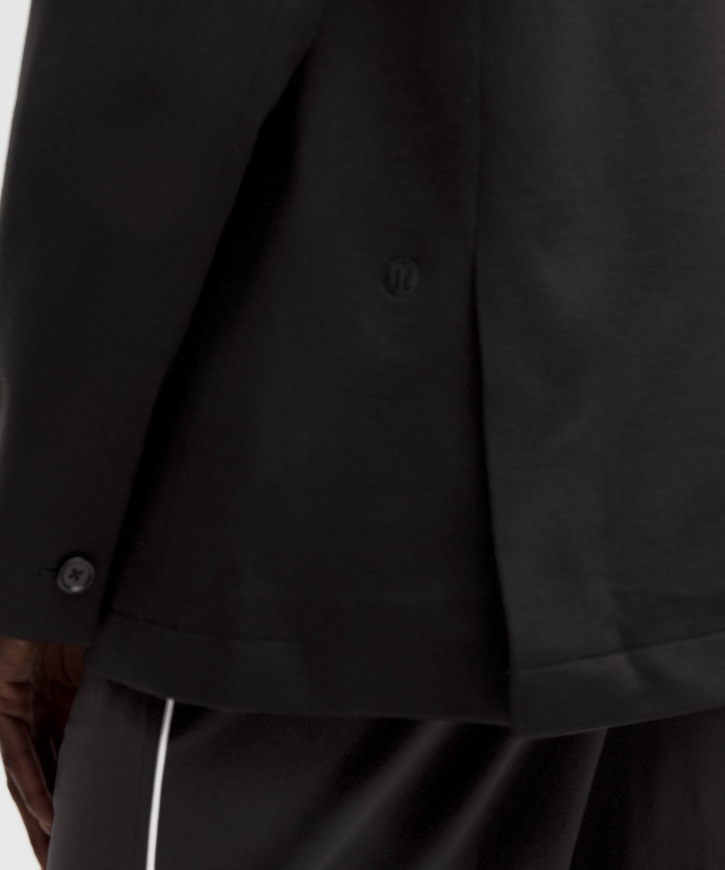 Brushed Twill Oversized Blazer