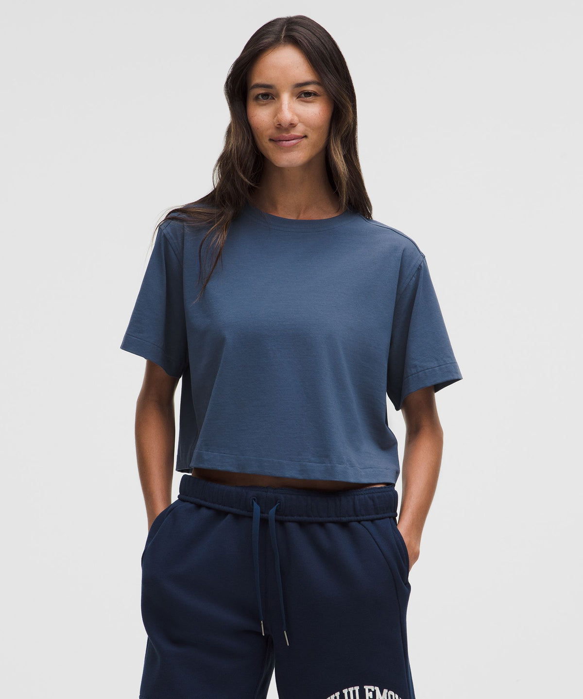 All Yours Organic Cotton-Blend Cropped T-Shirt