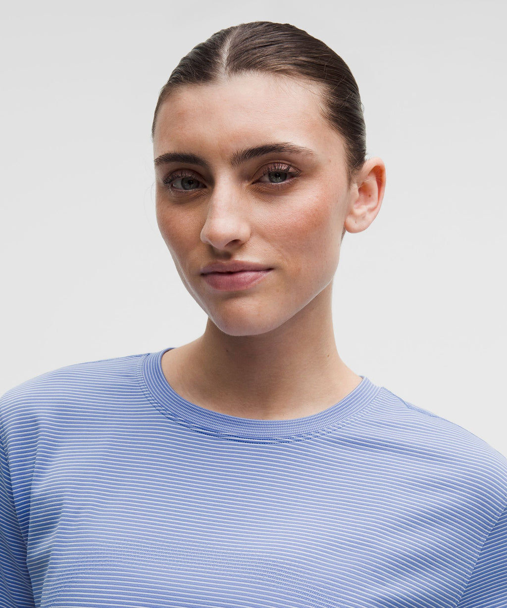 Swiftly Relaxed Short-Sleeve ShirtHip Length