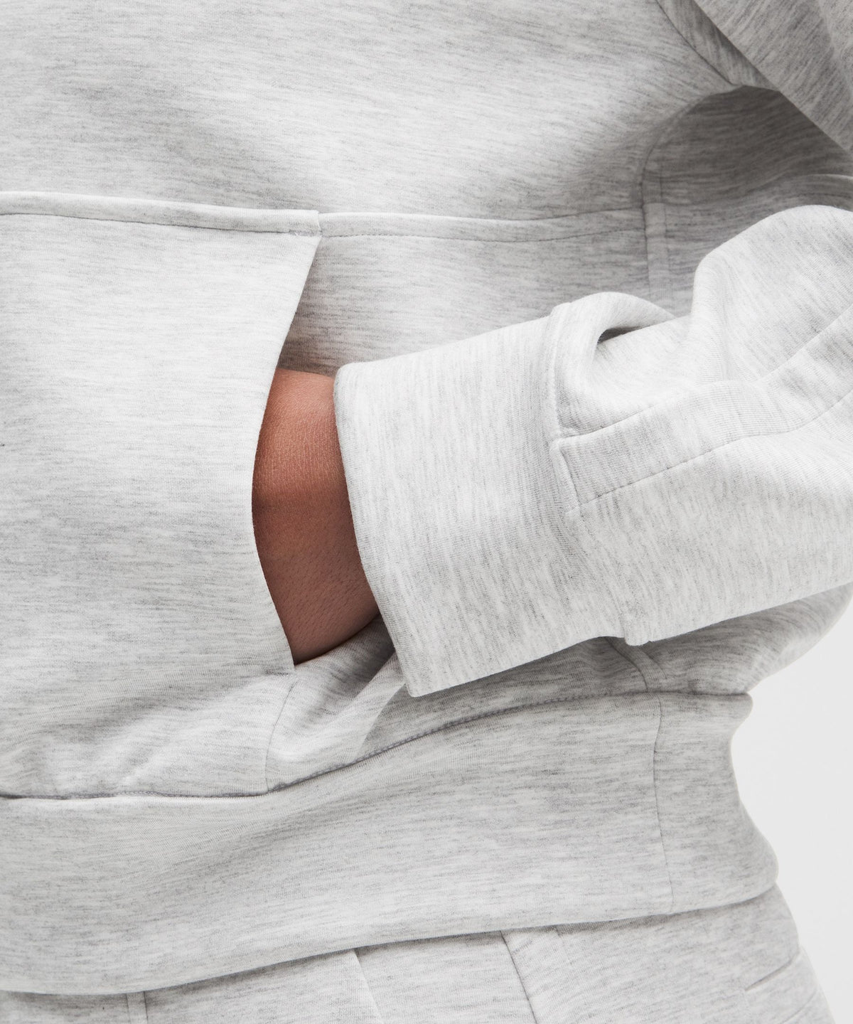 Smooth Spacer Relaxed Collared Half Zip