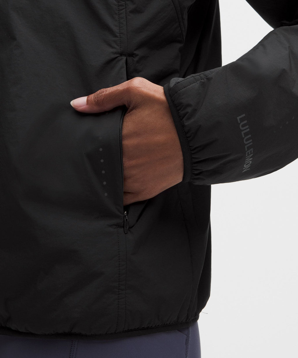 Insulated Back-Vent Running Jacket
