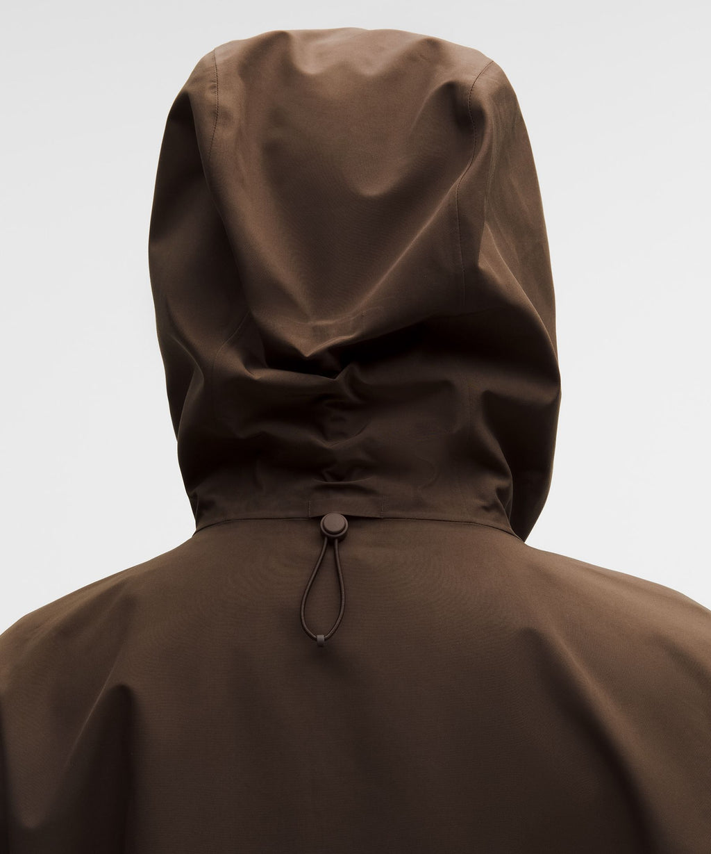 Oversized Cocoon Rain Coat