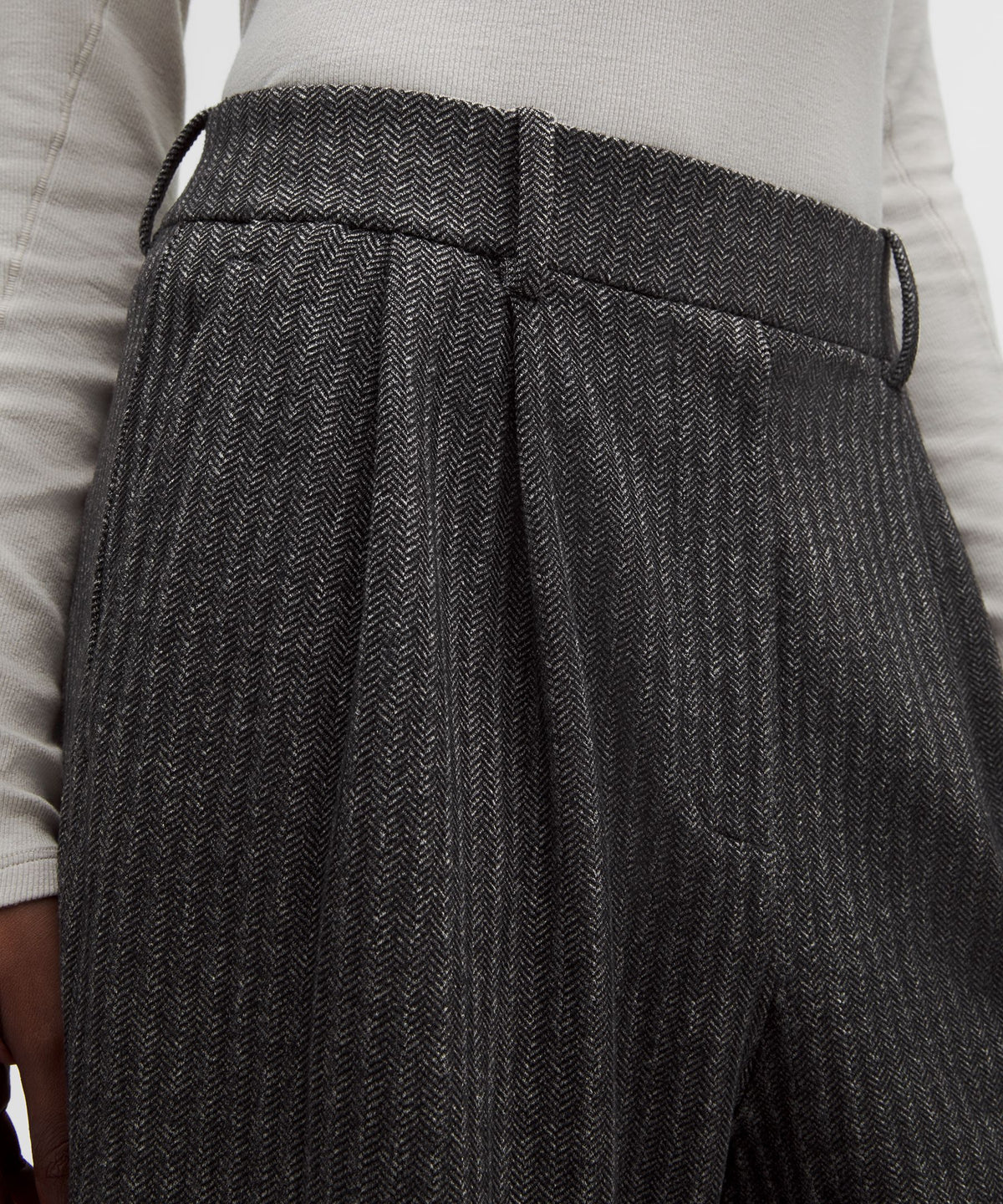 Daydrift High-Rise Wide-Leg Trouser RegularHerringbone