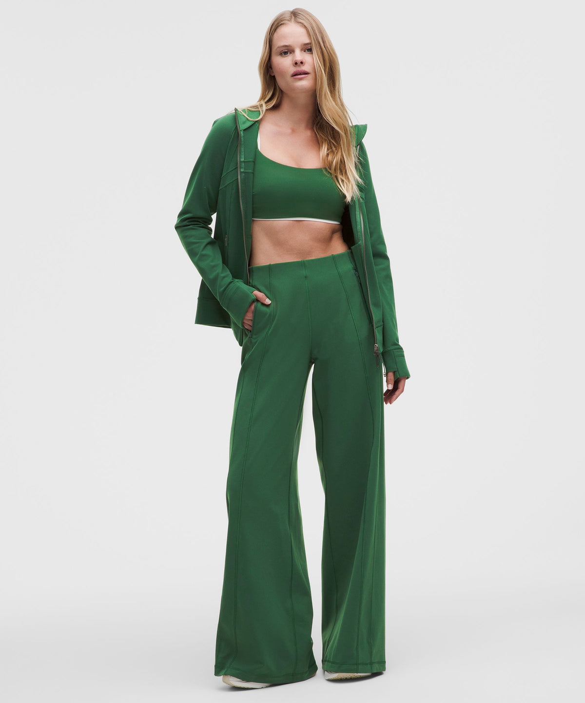 Define High-Rise Wide-Leg PantLuon