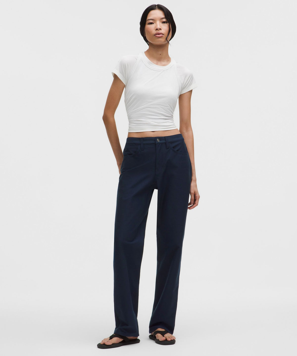 EasyFive Mid-Rise Relaxed-Straight PantTall