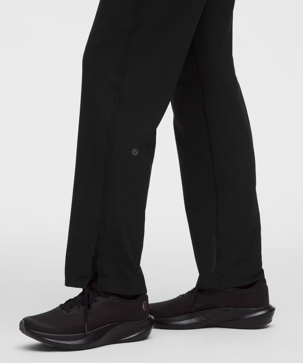 Textured Mesh High-Rise Running Pant