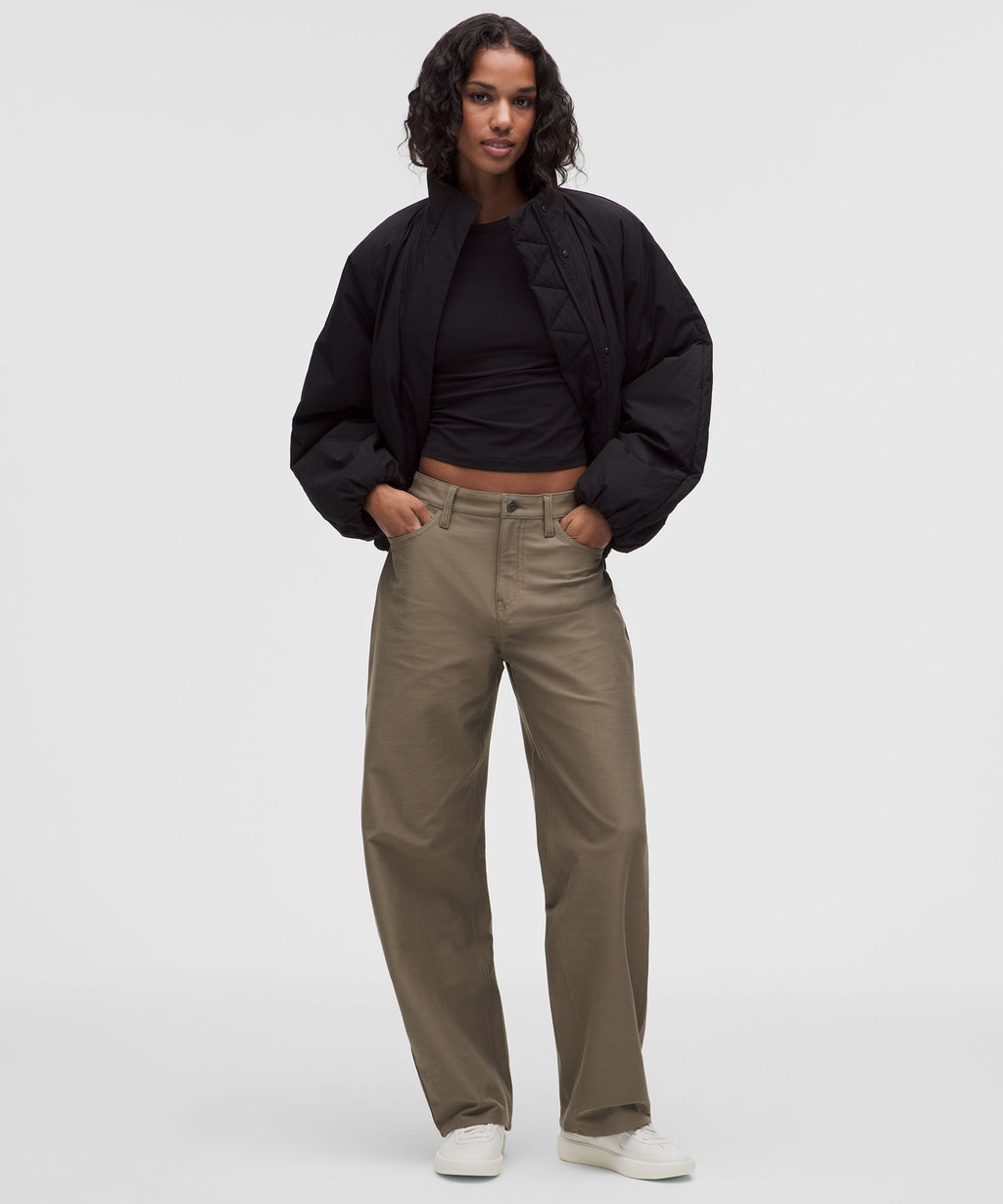 EasyFive Low-Rise Barrel-Leg PantShort