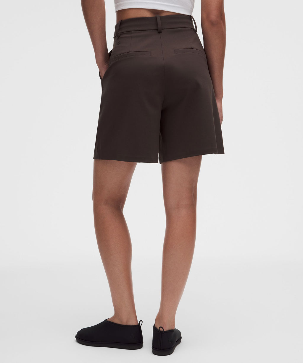Daydrift Pleated High-Rise Short 7"
