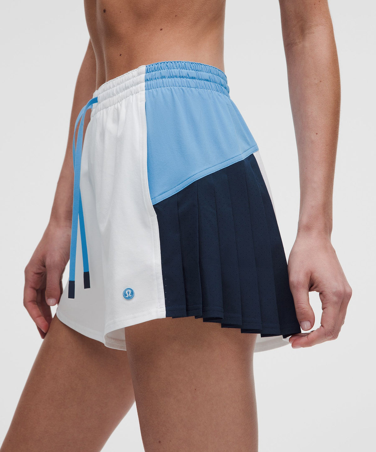 Court Champ Side-Pleat High-Rise Tennis Short 3"