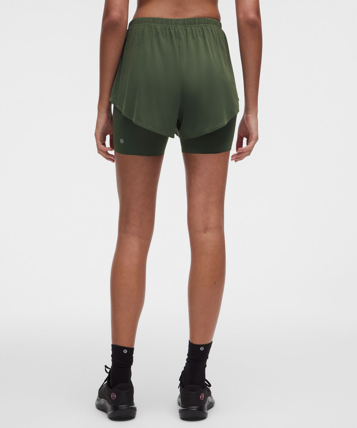 Sleek Perforated 2-in-1 High-Rise Short