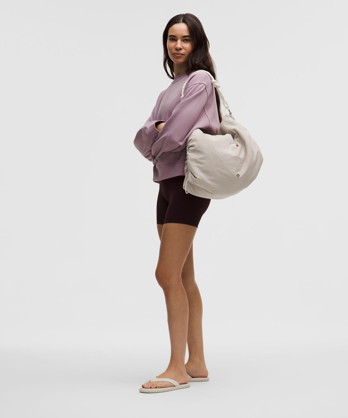 Convertible Ruched Crossbody BagLarge 16L