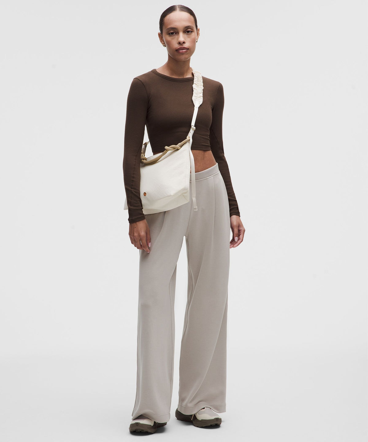 Convertible Ruched Crossbody Bag 6.5L